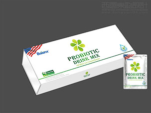 美國PROBIOTIC DRINK MIX藥品包裝設(shè)計