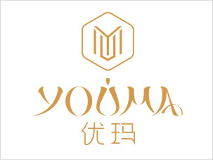 北京優瑪化妝品公司logo設計