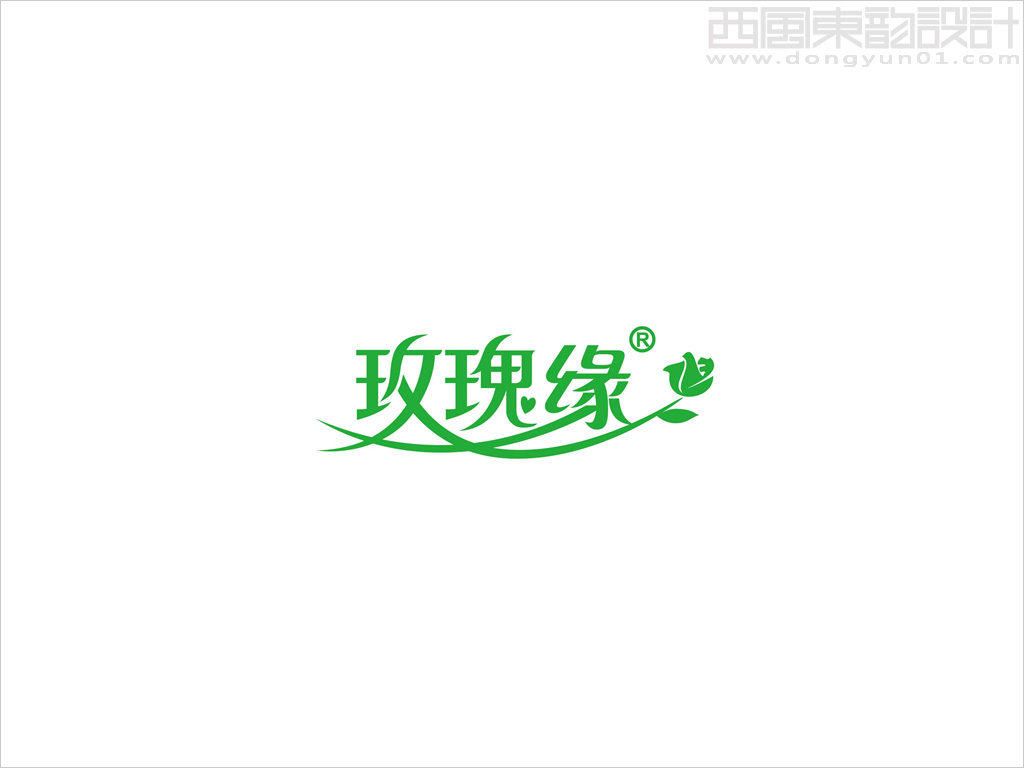 玫瑰緣logo設計