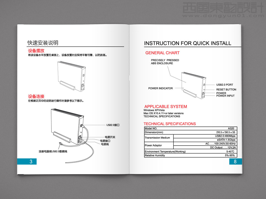 Ithink數(shù)碼電子產(chǎn)品快速入門指南說明書內(nèi)頁(yè)設(shè)計(jì)