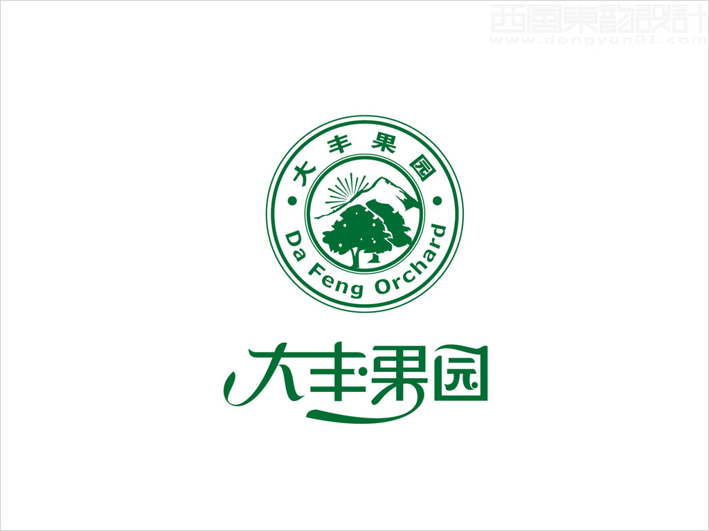 北京鵬力達食品有限公司大豐果園logo設計