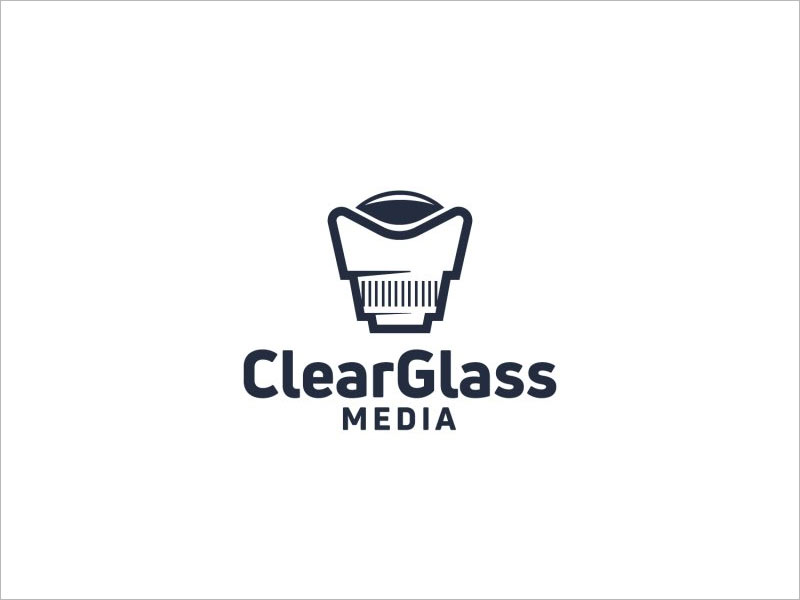 Clear Glass Media LOGO設(shè)計(jì)