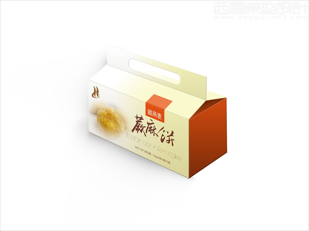 甘肅省隴華食品廠藏燕麥蕨麻餅糕點禮品盒食品包裝設計圖片