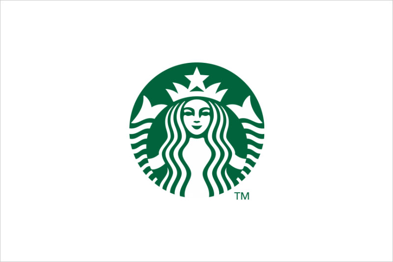 Starbucks logo design 星巴克標志設計