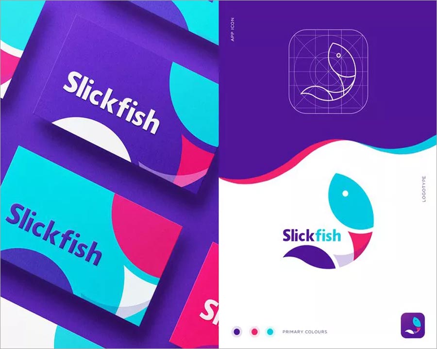 slickfish 品牌設計案例圖片