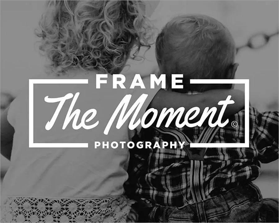 THE MOMENT PHOTOGRAPHY 攝影公司標志設計