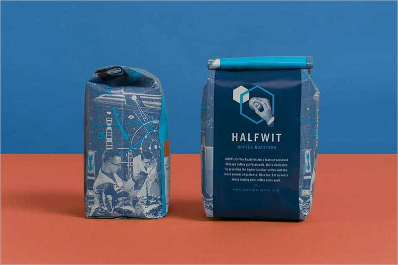 Halfwit Coffee Roasters 咖啡包裝設(shè)計(jì)