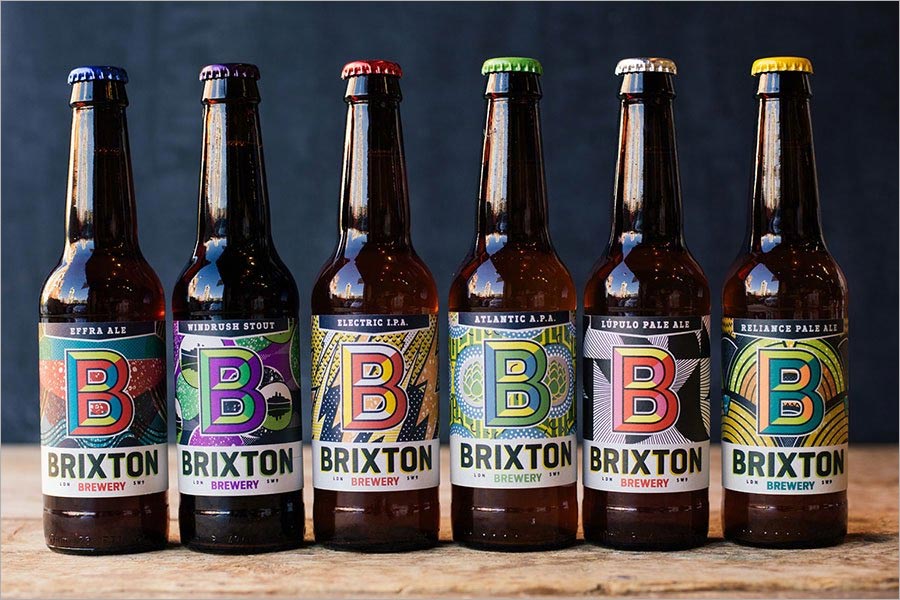 Brixton Brewery 精釀啤酒包裝設計