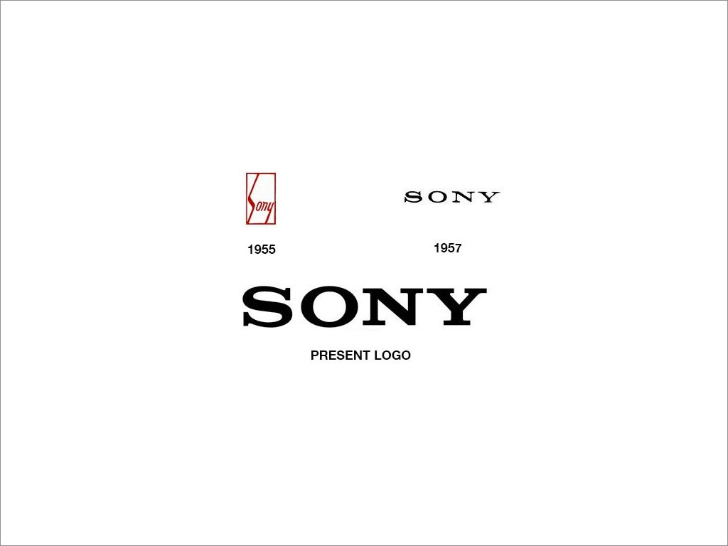 SONY logo設計及其演變過程