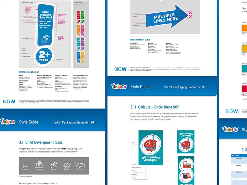 澳大利亞Big W Tinkers玩具品牌vi設計