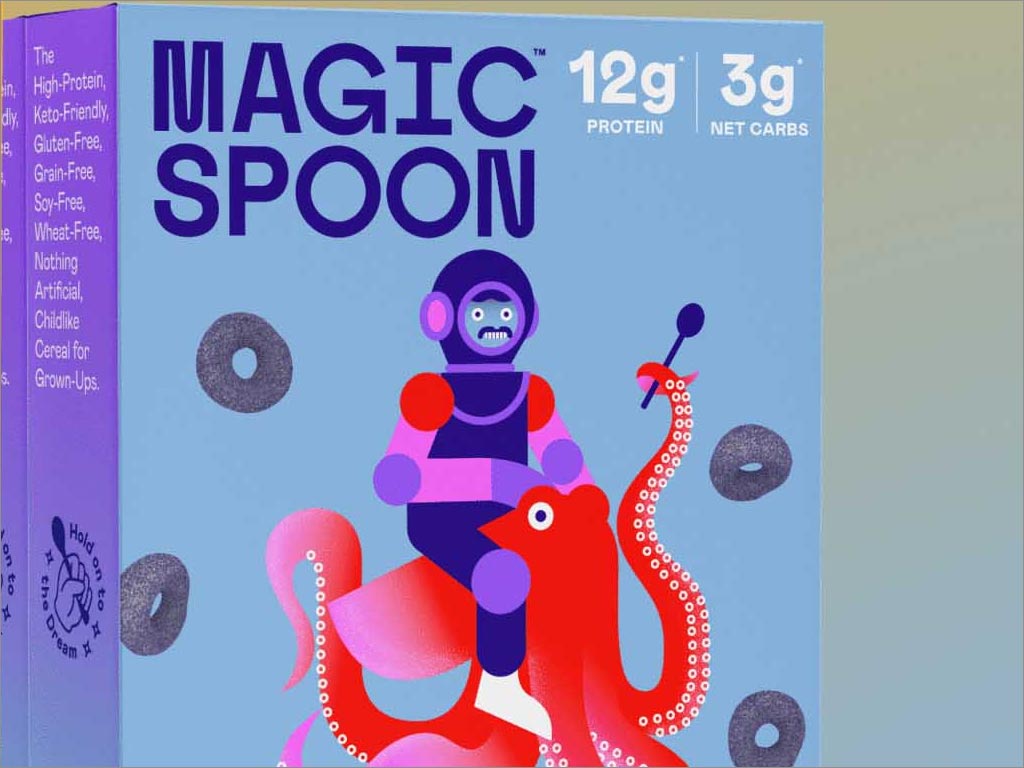 Magic Spoon兒童谷物食品包裝設計