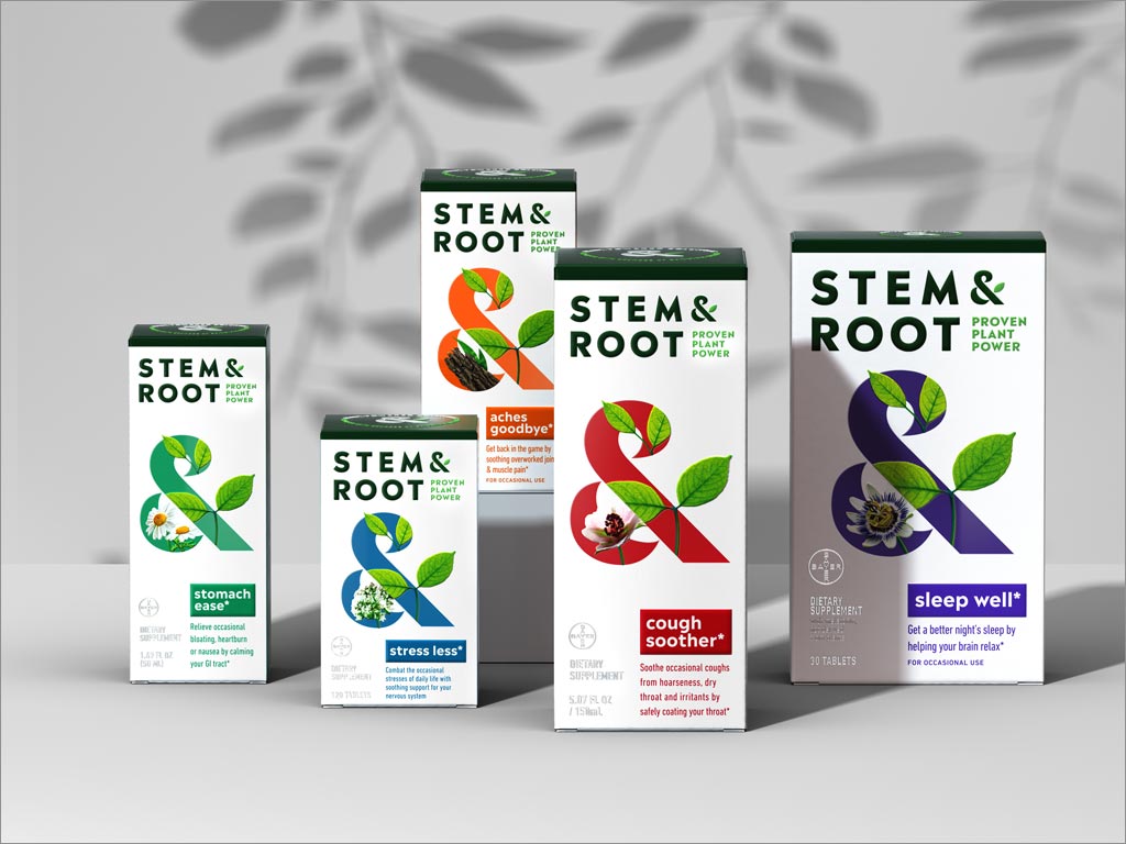 Stem＆Root天然保健品包裝設計