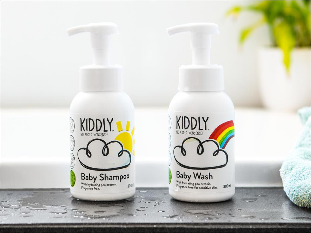 Kiddly嬰童沐浴產品包裝設計