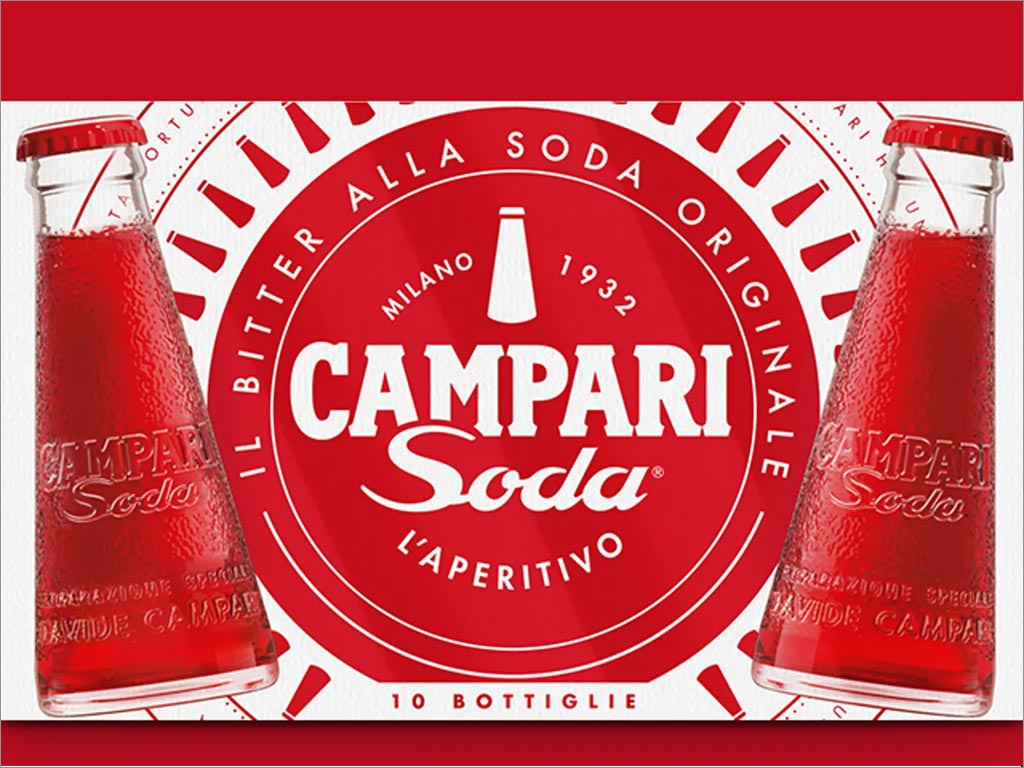 坎帕里（Campari）開胃酒包裝設計