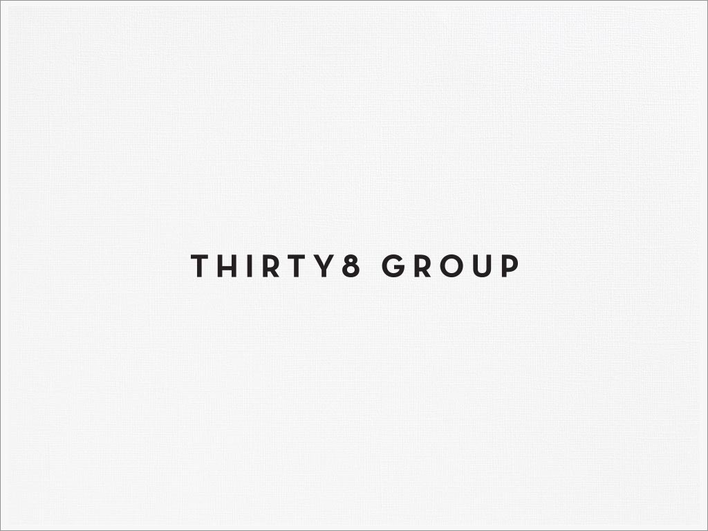 澳大利亞Thirty8 Group房地產開發公司品牌字體設計