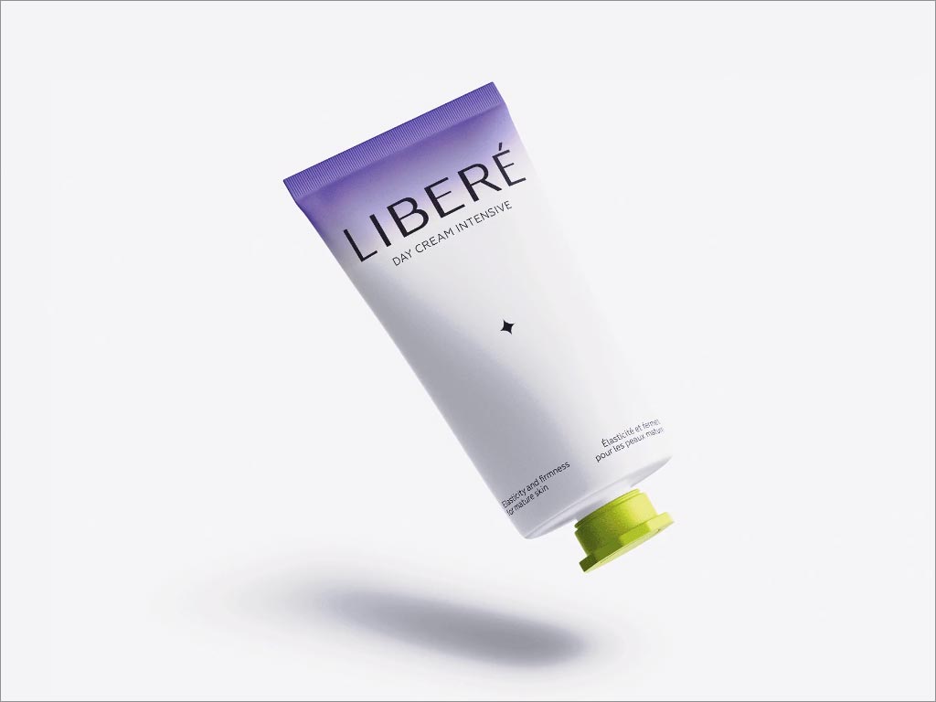 奇特而時尚的LIBERé護膚品軟管包裝設計