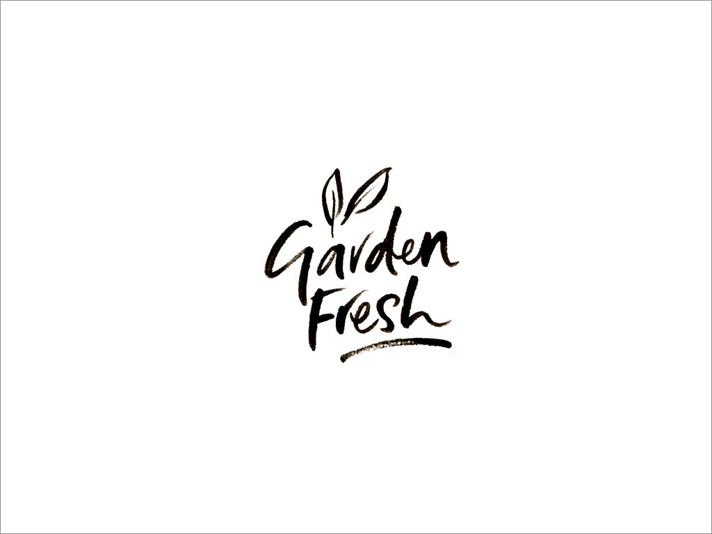 新西蘭Garden Fresh生鮮蔬菜logo設(shè)計