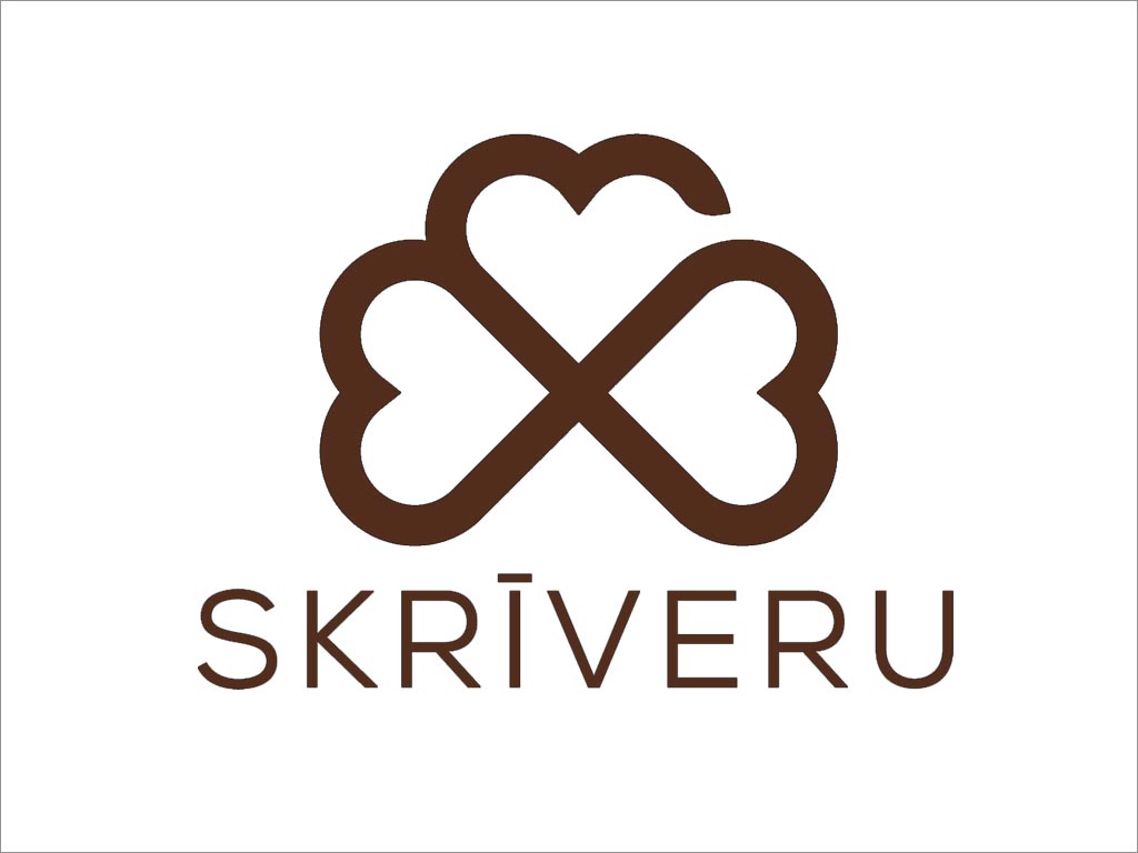 拉脫維亞Skrīveru巧克力糖果logo設計