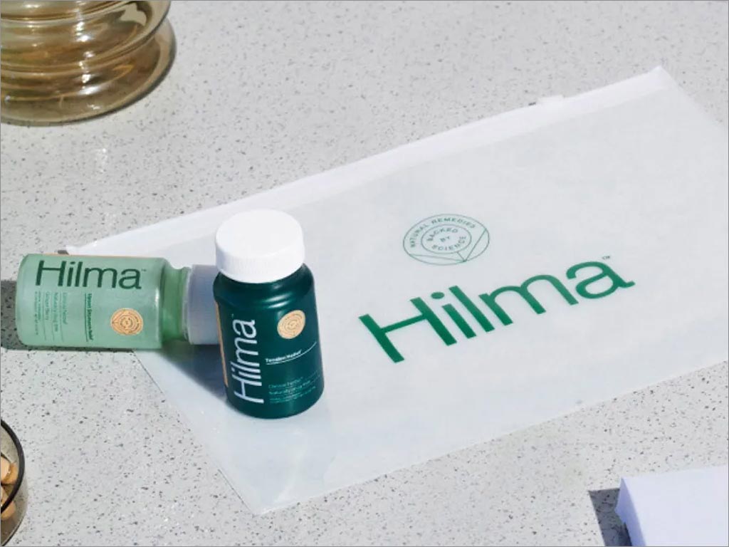 Hilma保健品瓶貼包裝設計