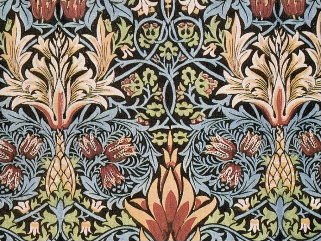 威廉·莫里斯（William Morris）（1834-1896）的傳統花紋圖案