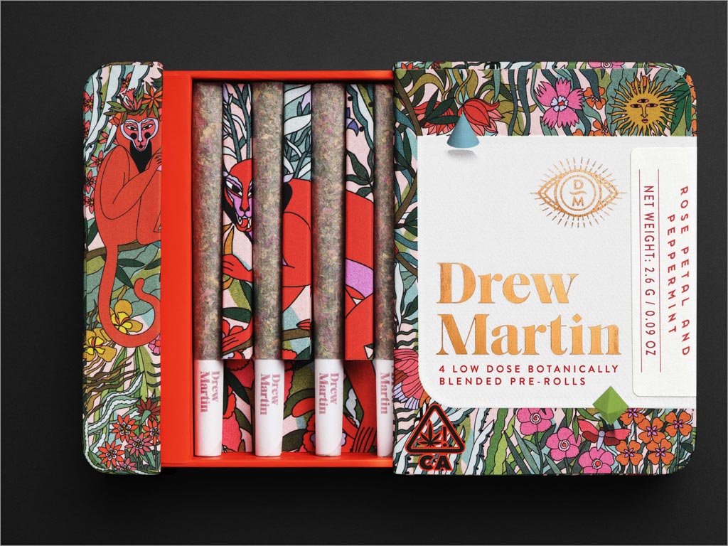 英國Drew Martin香煙包裝設計之開盒展示