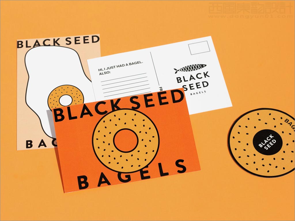 美國Black Seed Bagel食品品牌形象設(shè)計之光盤封面設(shè)計