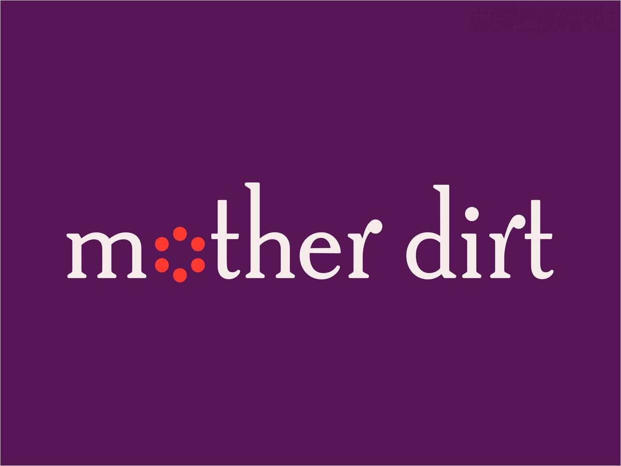 英國Mother Dirt護膚品logo設計