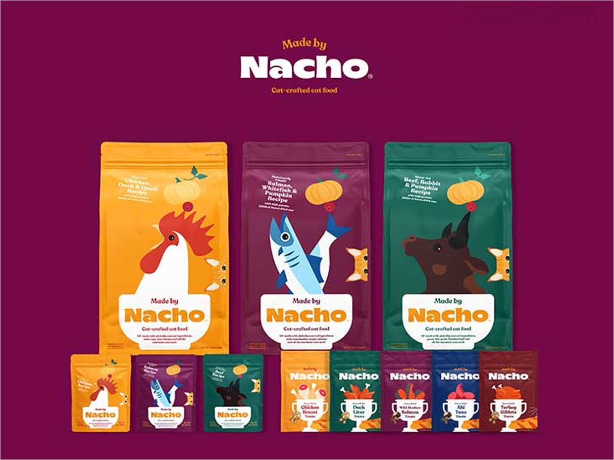 美國Nacho貓糧包裝設計