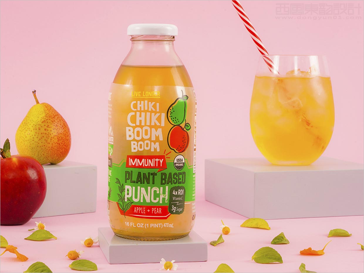 厄瓜多爾Chiki Chiki Boom Boom雪梨果汁飲料包裝設計