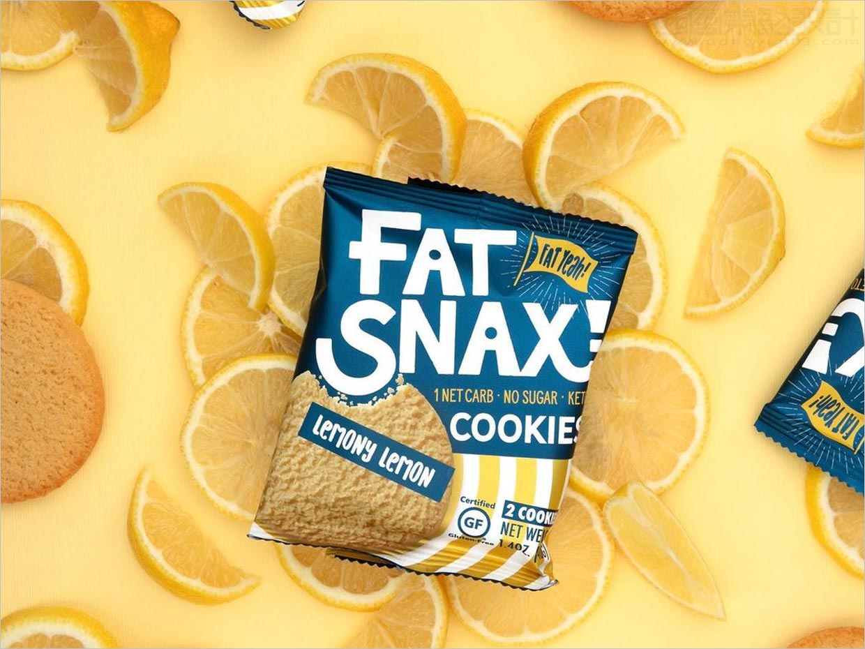 美國Fat Snax餅干快消食品包裝設計