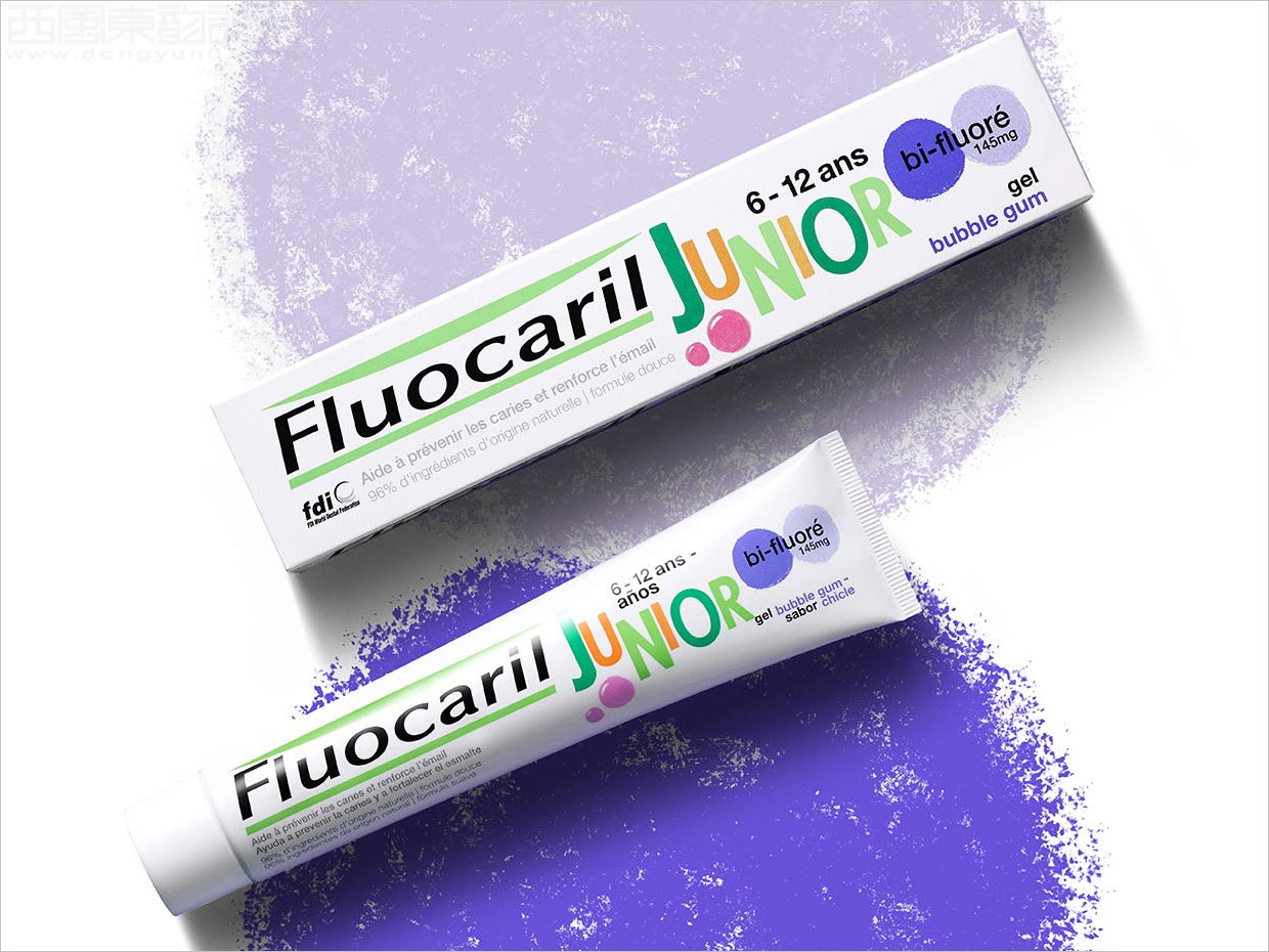 法國Fluocaril牙膏日化用品包裝設計