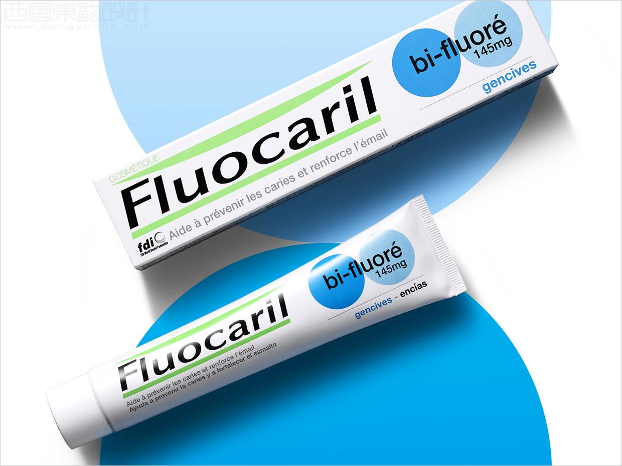 法國Fluocaril牙膏日化用品包裝設計