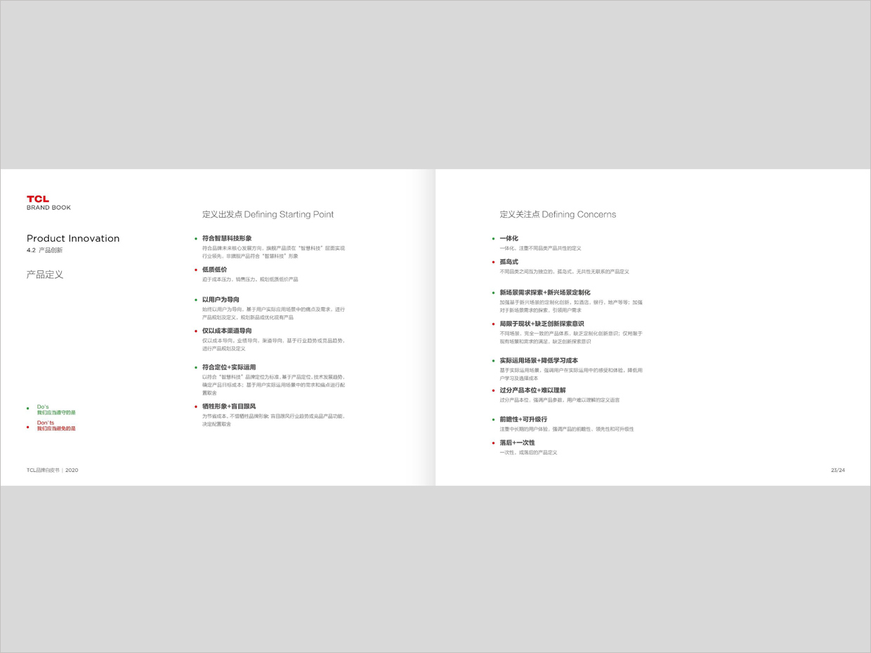 TCL科技集團公司智能終端業務品牌白皮書設計之品牌創新頁面設計
